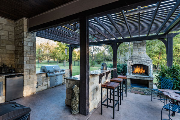 Real estate photography, Phoenix AZ, outdoor kitchen